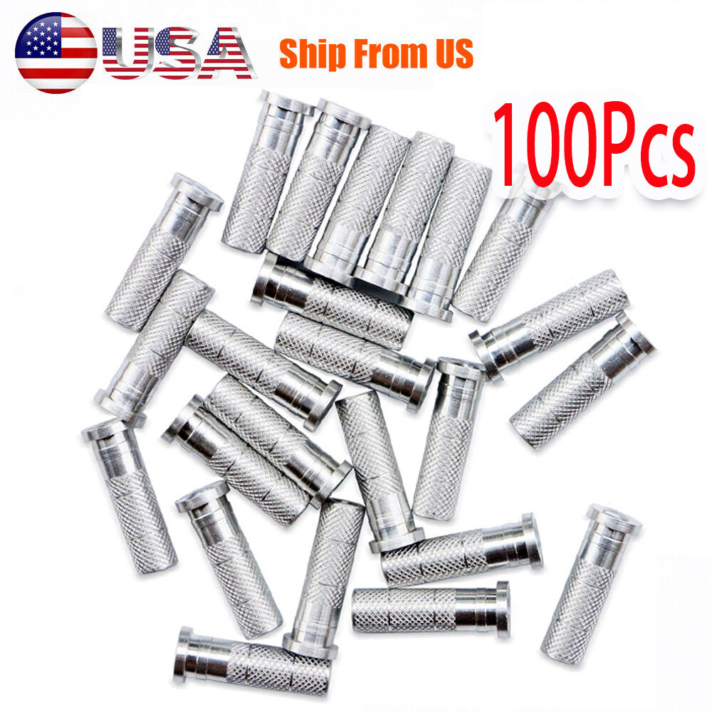 100pc Aluminum Arrow Inserts for ID6.2 mm DIY Shaft Archery Bow Shooting Hunting