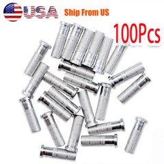 100pc Aluminum Arrow Inserts for ID6.2 mm DIY Shaft Archery Bow Shooting Hunting
