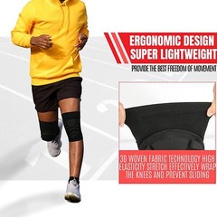 Knee Padded Breathable Soft Lightweight for Skiing Skating Snowboarding Unisex