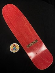 RARE Jim Greco Freddy Krueger Hammers Shaped Skateboard Deck Pearlescent