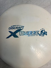 DISCRAFT X BUZZZ MIDRANGE 0.5 White/Blue 8½» Frisbee GOLF DISC 5.7 Oz.