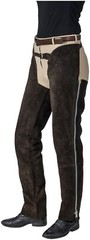 Suede Leather Riding Schooling Chaps – Black or Brown – S,M,L,XL