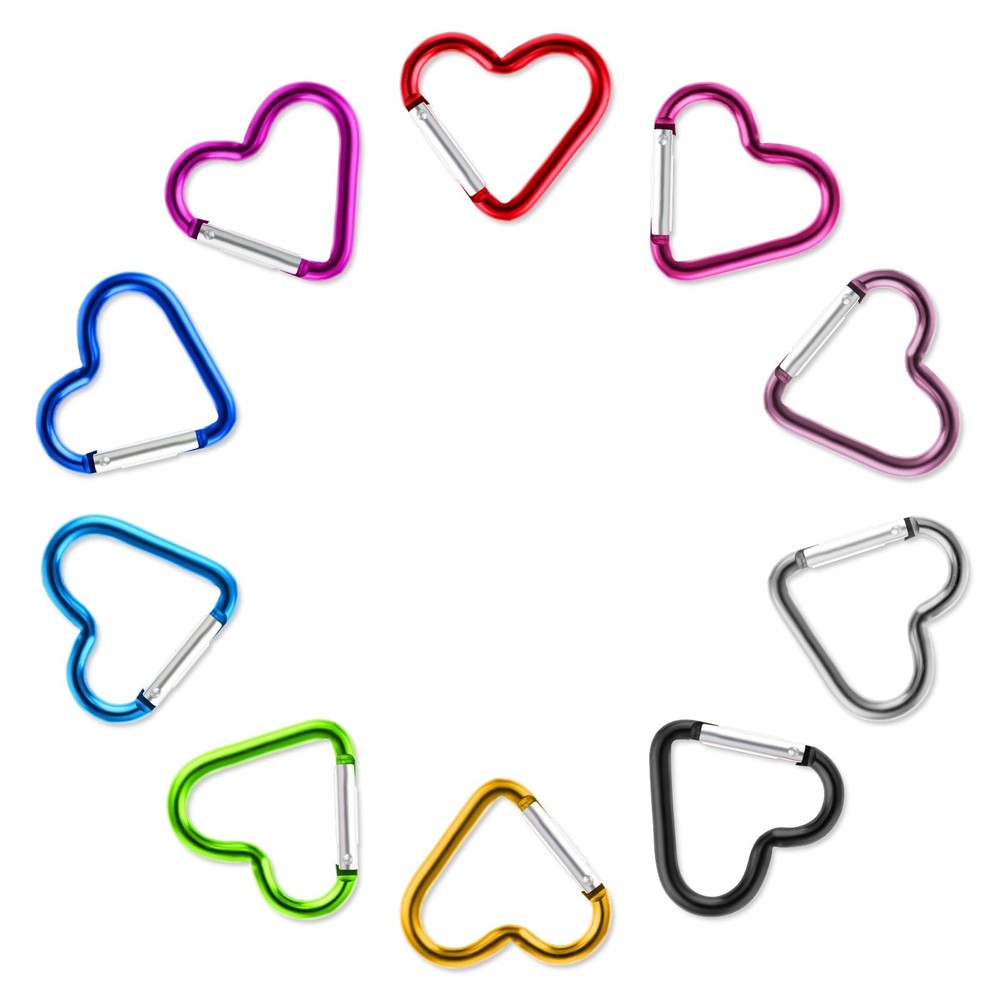 10PCS 1.5 x 1.7 x 0.17″, blue，red, black, silver, pink, orange, green, purple