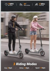 Foldable e-scooter for adults under 275 pounds, less than 1 month old.