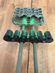 Trophy Ridge Hex Light 5 Bow Quiver 5-Arrow Polymer Compound Green/Black AQ110