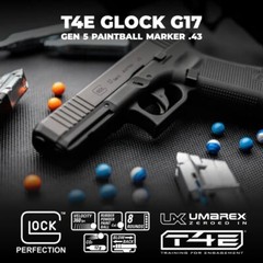 Umarex T4E Glock G17 Gen 5 Blowback Paintball Pistol .43 Сal Standard Edition