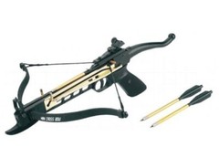 80lbs ARCHERY Hunting Tactical Crossbow Pistol Gun Self Cocking w/14 Arrow Bolts