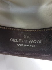 Tony Lama Santa Fe 2X Select Wool Brown Cowboy XX Hat 7525001-7 Size 7 1/4