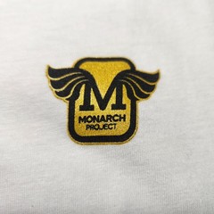 Monarch Skateboards Short Sleeve T-Shirt New w/o Tag White Size: XS, S, M, L, XL