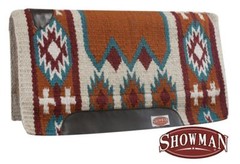 Showman 36″ x 34″ Cutter Saddle pad with memory felt bottom and Navajo design