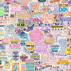 300 PCS Inspirational Stickers for Adults, Teens, Teachers, Motivational Sticker