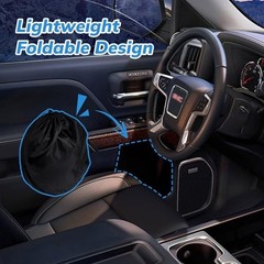 Front Windshield Sunshade Compatible with GMC Sierra 1500 2500 – 2019-2024