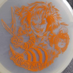 NEW DISCRAFT DISC GOLF LE HALLOWEEN BUZZZ 175-176G CHUCKY 2022 Glow
