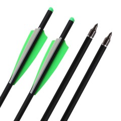 12x 20 inch Crossbow Bolts Carbon Arrows Half Moon Nock OD8.8mm Archery Hunting