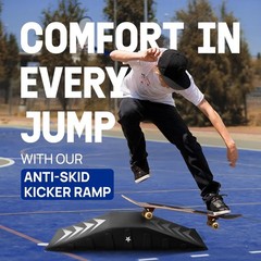 Single-Piece , Bike Ramp, Skate Ramp – Design for Beginners, More Durable, Sa…