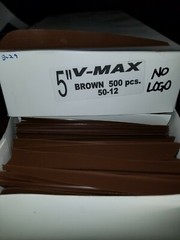 V-Max 5″ Vanes 150 Pack Arrow Fletchings 9 Color Choices yellow, orange, purple,