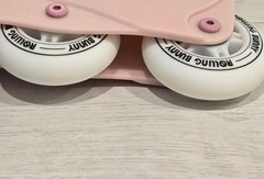 Rolling Bunny Inline Skate Women 8 Pink Adjustable Roller Blades SEE DESCRIPTION