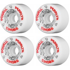 Powell Peralta G-Bones Skateboard Wheels Old School Re-Issue White 64mm 97A