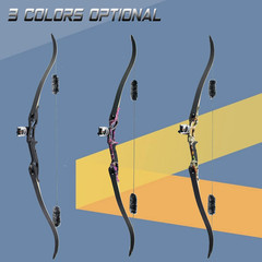 Topbows 56″ Recurve Bow with 30″ Max Draw 30 35 40 45 50lb Draw Weight Right Han