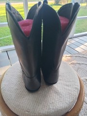 Dingo Black Leather Western Boots Men’s Size 9 Model 01740