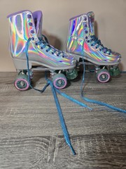 Impala Rollerskates Holographic Quad Roller Skates Women’s Size 6