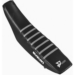 D-COR SEAT COVER BLACK/GREY RIBS Suzuki RM-Z450 18-20 30-40-465 fitment in