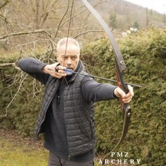 PMZ Recurve Bow and Arrow, Hourse Hunting Bow, 60» Wooden Takedown Bow,35lbs
