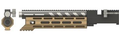 Umarex Notos HandGuard Type B – Pic rail