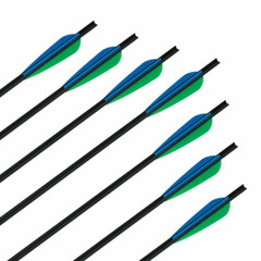 17″ 20″ 22″ Hunting Target Crossbow Bolts Archery Carbon Arrows OD8.8mm Crossbow