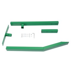 84.9In Skate Grind Rail Portable Skateboard Rail For Scooters, Snowboard Green