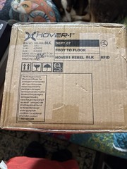 NEW Hover-1 Rebel Hoverboard for Teens, LED Headlights, 6mph Max Speed, Black