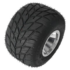 Pair 11×7.10-5 Racing Kart Rear Wheel Tire Set 5 Inch Rim 3 Bolt Rain Tyre
