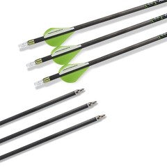 30″ Pure Carbon Arrows Straightness0.003 for Recurve/Compound Bow Hunting Target