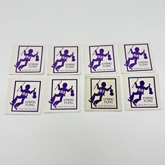 Lot 8 Stickers Kansas State University String Fling 1988 KSU Orchestra Band Vtg
