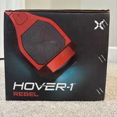 Hover-1 Rebel Kids Hoverboard with LED Headlight, 6 MPH Max Speed – Red