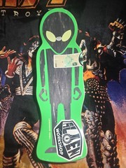 Alien Workshop Soldier Die Cut Shaped Skateboard Deck 9.675″