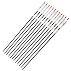 12Pcs 31″ Archery Spine500 Carbon Turkey Feather Arrows for Recurve Compound Bow