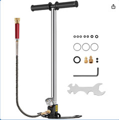 VEVOR PCP Hand Pump 3 Stage 4500 PSI High Pressure PCP Air Rifile Pump