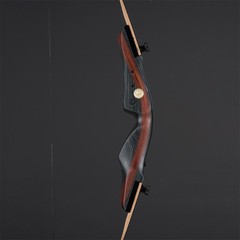 62» 25-50lbs Takedown Recurve Bow Archery Target Hunting Shoot Wooden Riser Bow