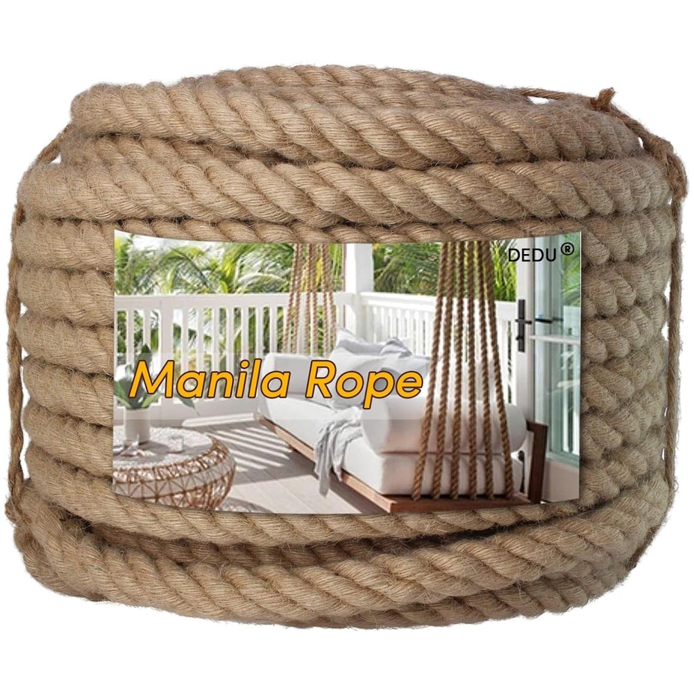 Thick Twisted Manila Rope – DIY Landscape Solution