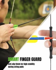 Pawfly Recurve Bow Stringer Tool, Archery Tool with 6 feet, Grey