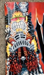 Vintage 1990/2000 World Industries Road Rage SKATEBOARD Poster Banner Sign Mint!