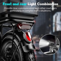 Electric Scooter Adults 25 MPH 43 Miles Range 14» 1500W E-Scooter with Seat