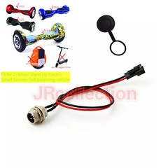 3 Pin 2 Prong 2 Wire (Mini) Hoverboard Charging Port for Scooter Charger Cable