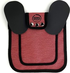 Rugged Burgundy Chicken Saddle for Standard Breeds – Feather Protection Included