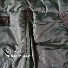 La La Pet Waterproof Warm-Keep Horse Turnout Blanket Adjustable and Breathable C