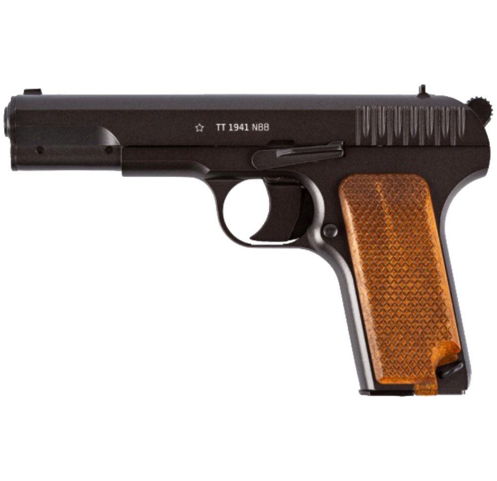 Gletcher TT 1941 NBB .177 Cal CO2 Metal Body Single-action BB Air Pistol