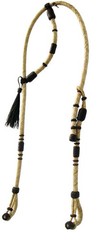 Western One Single Ear Headstall Rawhide Hand Braided Bridle Horse Tack Futurity