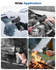OQTIQ Electric Air Duster-Upgrade 40mm Big Motor for 150000RPM, Compressed Ai…