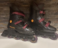 AstroBlade Rollerblade Size 8. Vintage In-Line Skates Astro Blade Black 70050080